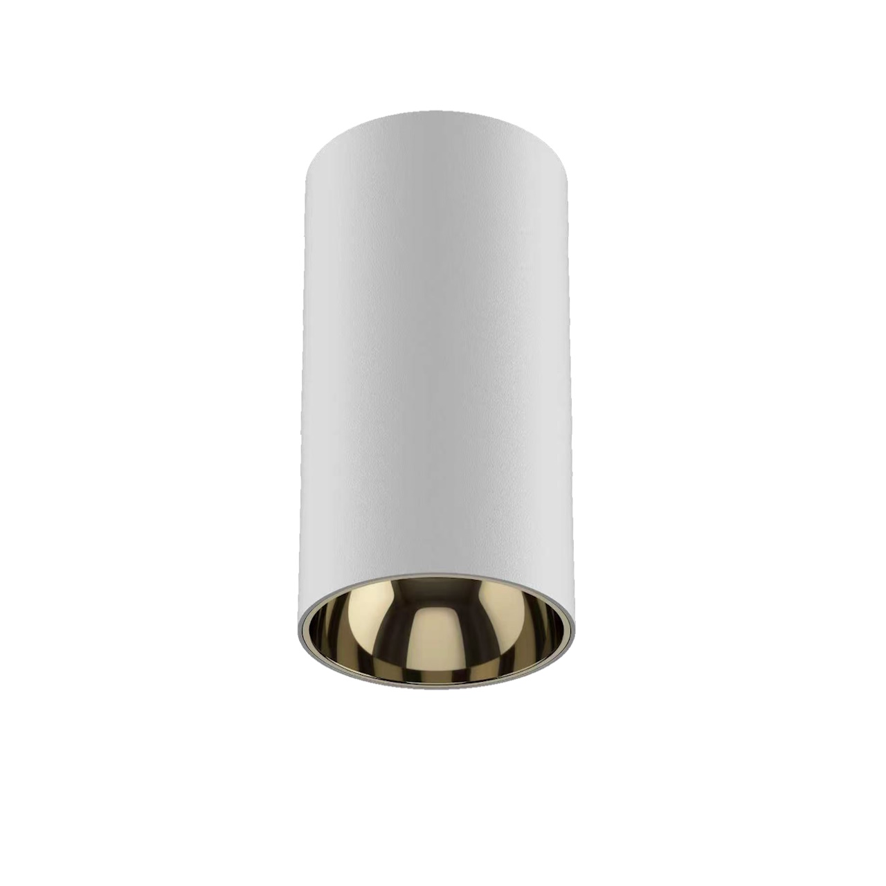 LED pinnavalgusti BERGEN 15W, 3000K, UGR19, IP65, Ø75x152mm, valge/kuld