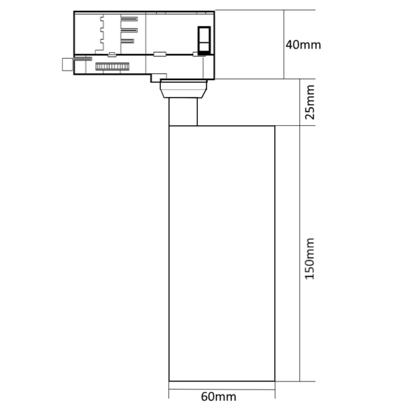 LED siinivalgusti NEW BONN GU10, 3F, valge - Image 9