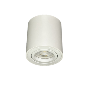 Bogen GU10 pinnapealne silinder, klaasita, valge