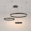 LED rippvalgusti RIM 115W kolme rõngaga, Ø800mm, 3000K, 120°, must - Image 2