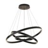 LED rippvalgusti RIM 115W kolme rõngaga, Ø800mm, 3000K, 120°, must - Image 4