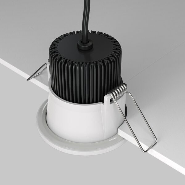 LED süvisvalgusti ZOOM 6W, 420lm, 3000K, 60°, Ø60x60mm, Triac DIM, IP65, valge - Image 5