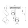 MAGNET LED siinivalgusti MAINZ-DUO 2x8W, 2700K, 36°, Ø40x95mm, valge - Image 7
