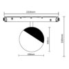 MAGNET LED siinivalgusti TOBA 10W, TUYA bluetooth äpp, 2700-6000K, must - Image 3
