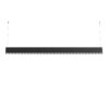 LED akustiline ripplineaarvalgusti DB160A 36W, CCT 3000K & 4000K, UGR<19, 1292x64x400mm, hall/must - Image 6