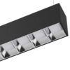 LED akustiline ripplineaarvalgusti DB160A 36W, CCT 3000K & 4000K, UGR<19, 1292x64x400mm, hall/must - Image 7