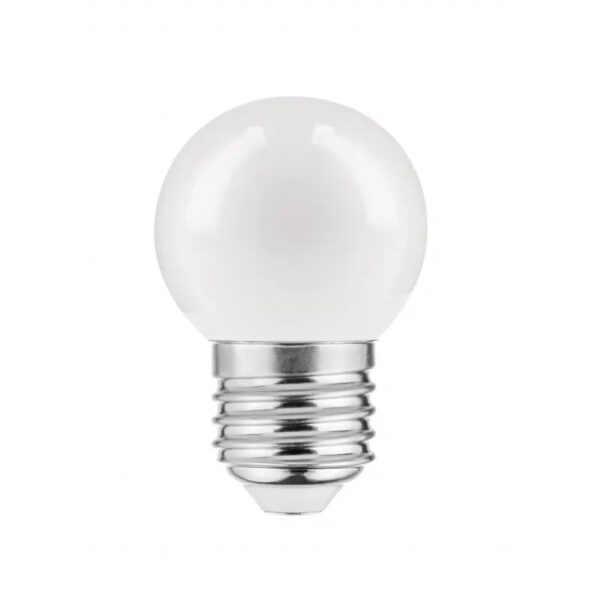 LED pirn E27, 1W, 50lm, 270°, IP65, valge