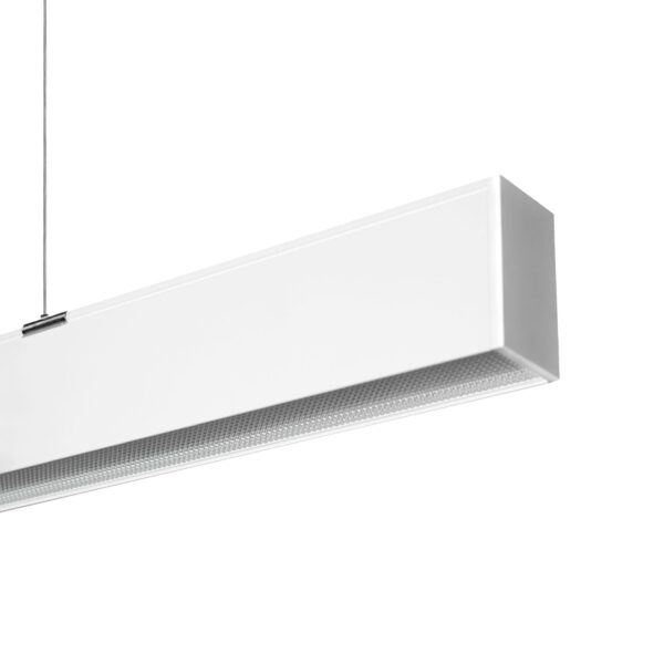 LED Lineaarvalgusti FJD DIP switch 32W/36W/40W, 4000K, 4900lm, 65°, UGR<19, 1200x50x85mm, valge