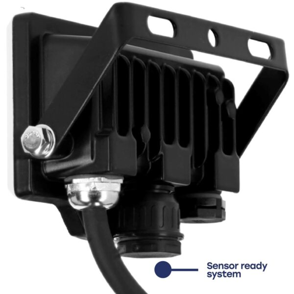 LED Prožektor VISIONAL PREMIUM 10W, 4000K, 1100lm, 120°, IP65, 101x72x28mm, must - Image 5