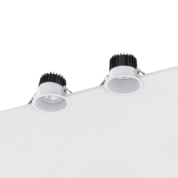 LED Süvisvalgusti DL440 seeria, 18W, 60°, 4000K, UGR<16, IP44 (ees), Triac DIM, Ø190x149mm, cutout 170-180mm, valge - Image 4