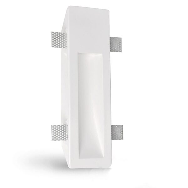 Süvisvalgusti sisseehitatav kipsist GU10, 100x350x73mm, valge