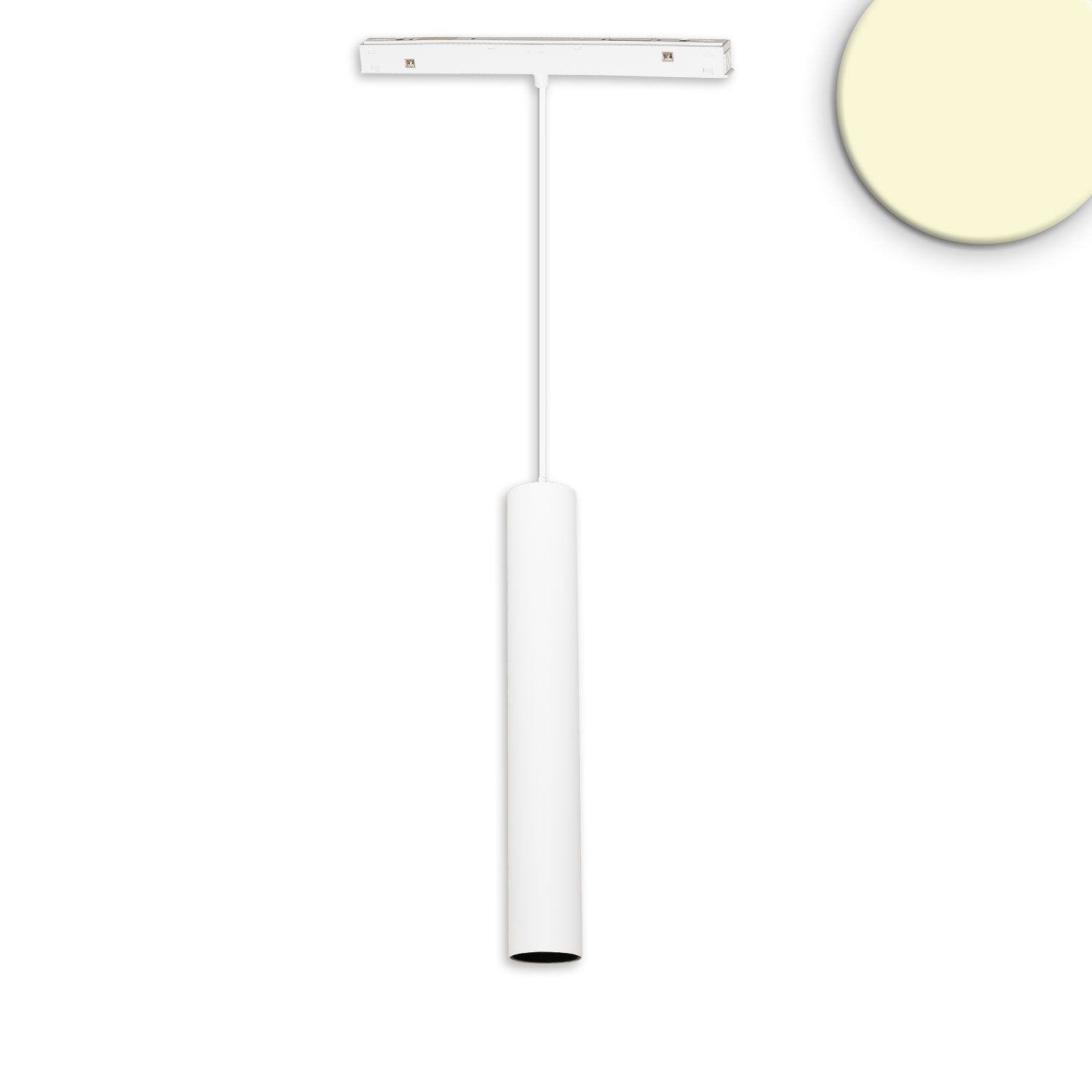 MAGNET LED siinivalgusti PIPE 15W, 3000K, 36°, UGR<19, DALI DIM, valge