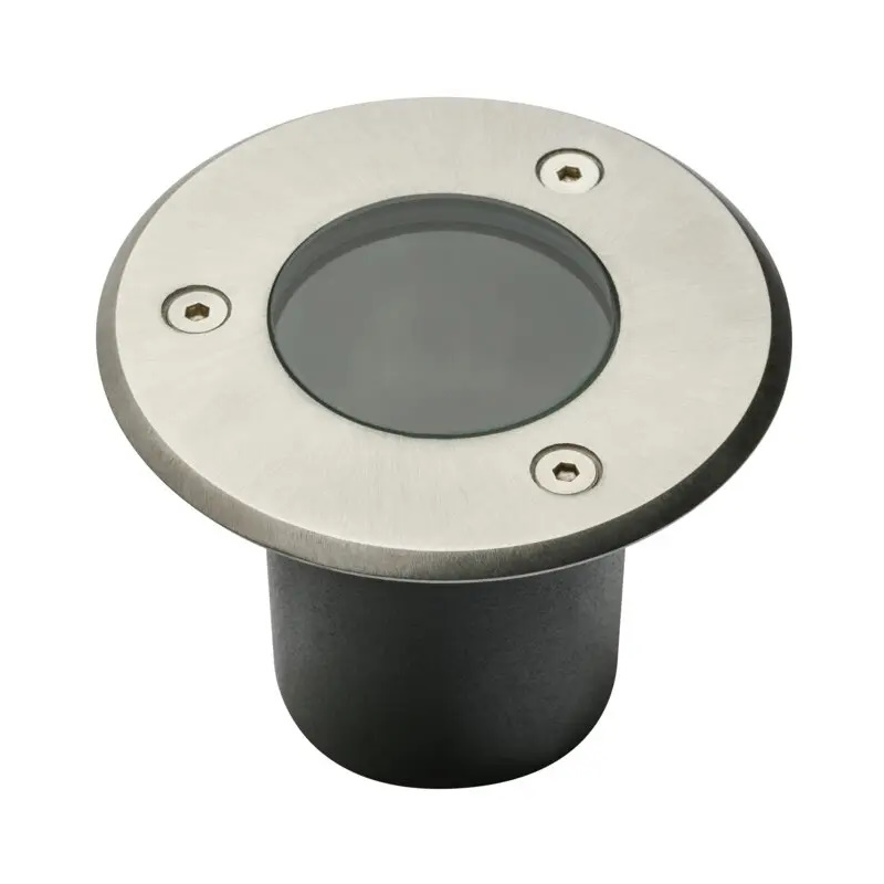 Süvistatav välisvalgusti maasse ALFA MINI ümar, GU10, IP67, inox