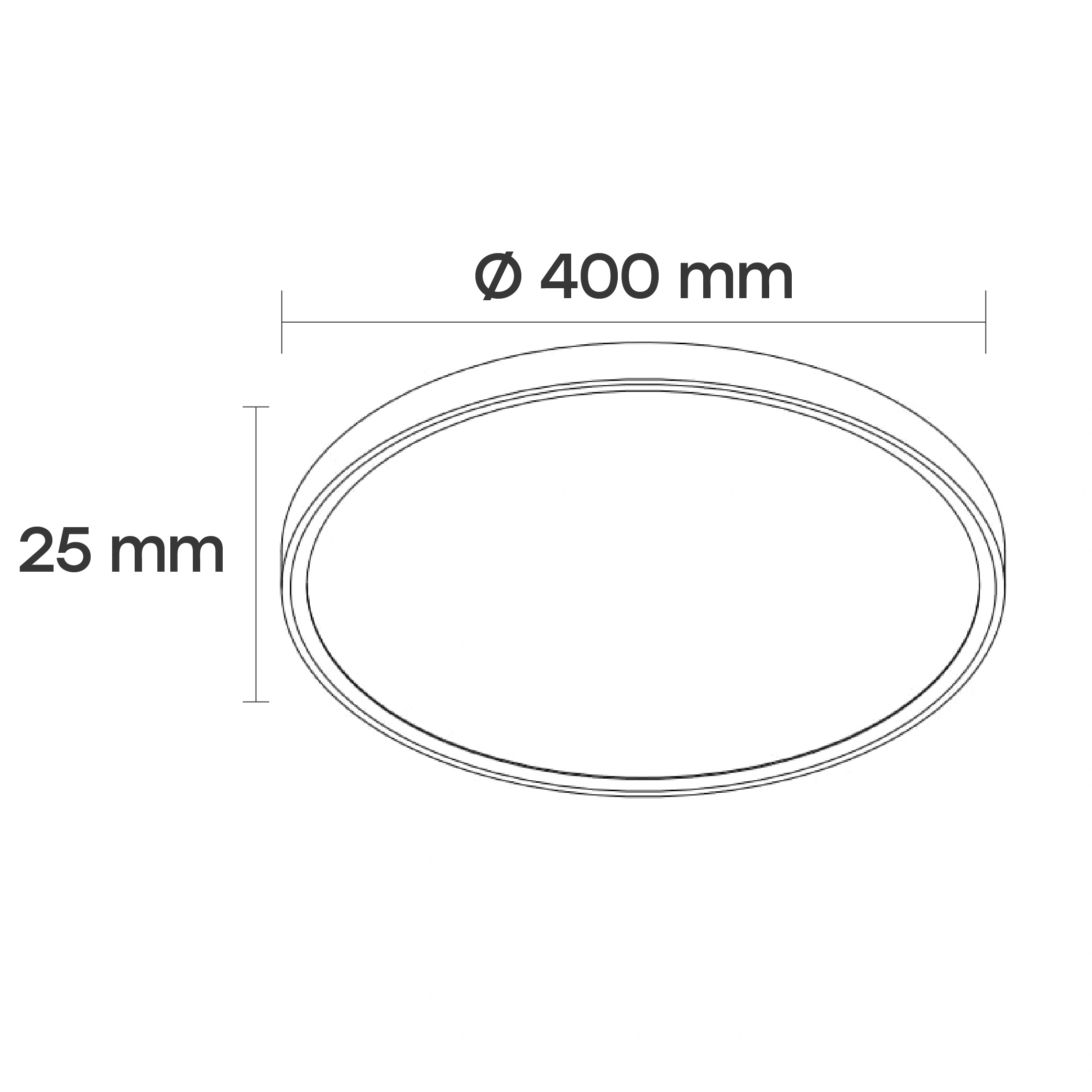 LED plafoonvalgusti Visional Professional 32W, 3CCT, 3840lm, IP44, Ø 400x25mm, valge - Image 9