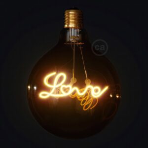 LED pirn E27 rippvalgustile LOVE G125, 4,5W, 1800K, Triac DIM