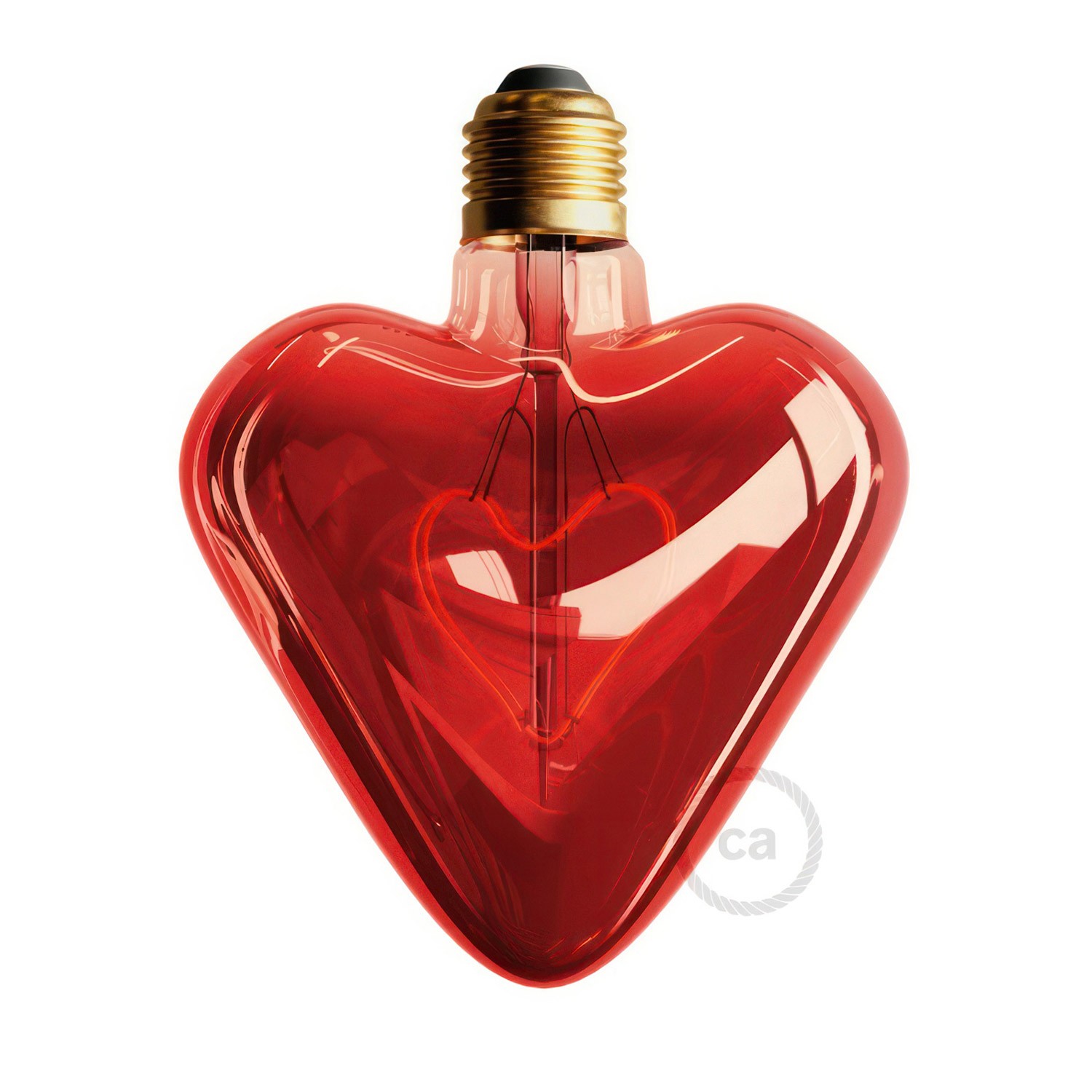 LED pirn E27 RED HEART, 5W, 2000K, Triac DIM
