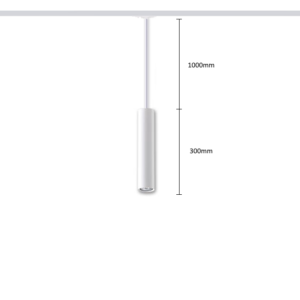 Rippsiinivalgusti HARTHA, GU10, Ø53x300mm, 1F, valge
