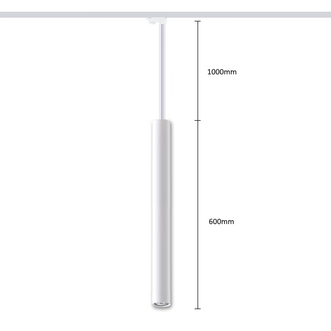 Rippsiinivalgusti HARTHA, GU10, Ø53x600mm, 3F, valge - Image 2
