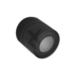 Bogen GU10 pinnapealne silinder, IP54, must