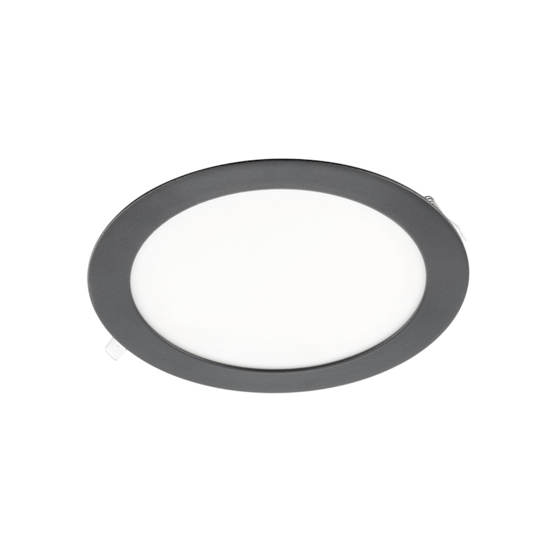 LED süvisvalgusti ORIS PLUS ümar 13W, 4000K, 1020lm, 120°, must