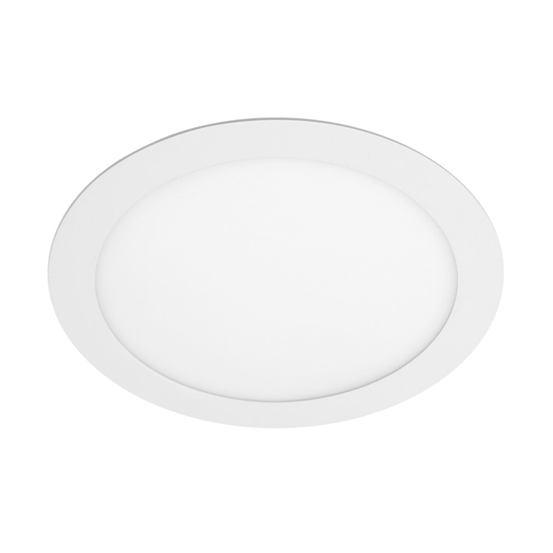 LED süvisvalgusti ORIS PLUS ümar 24W, 3000K, 2000lm, 120°, IP44, valge