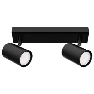 Lae- ja seinavalgusti suunatav RICHI, GU10x2, 2-ne spot, must