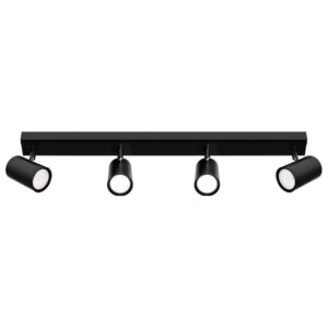 Laevalgusti suunatav RICHI, GU10x4, 4-ne spot, must