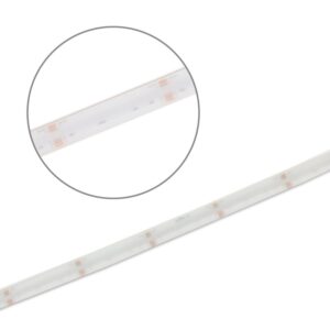 LED riba HT RGB+WW COB 19W/m, 24V, 110°, 100°C (kuumakindel), IP68, lõige 6,25cm, 5000x14x6mm