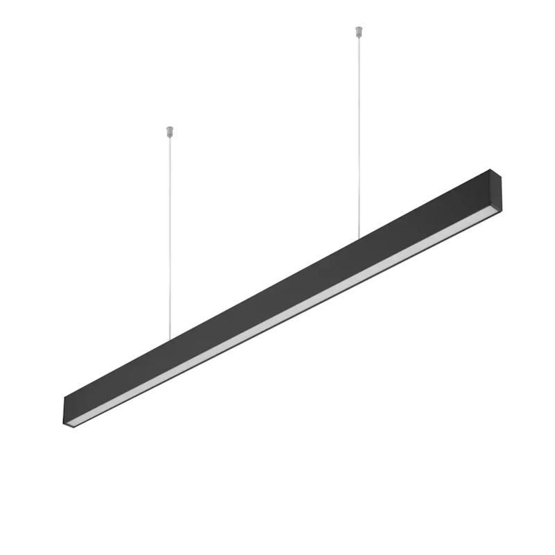 LED Ripp lineaarvalgusti LIVIA 40W, 3000K-4000K-6000K, 4800lm, 100°, 1200mm, must