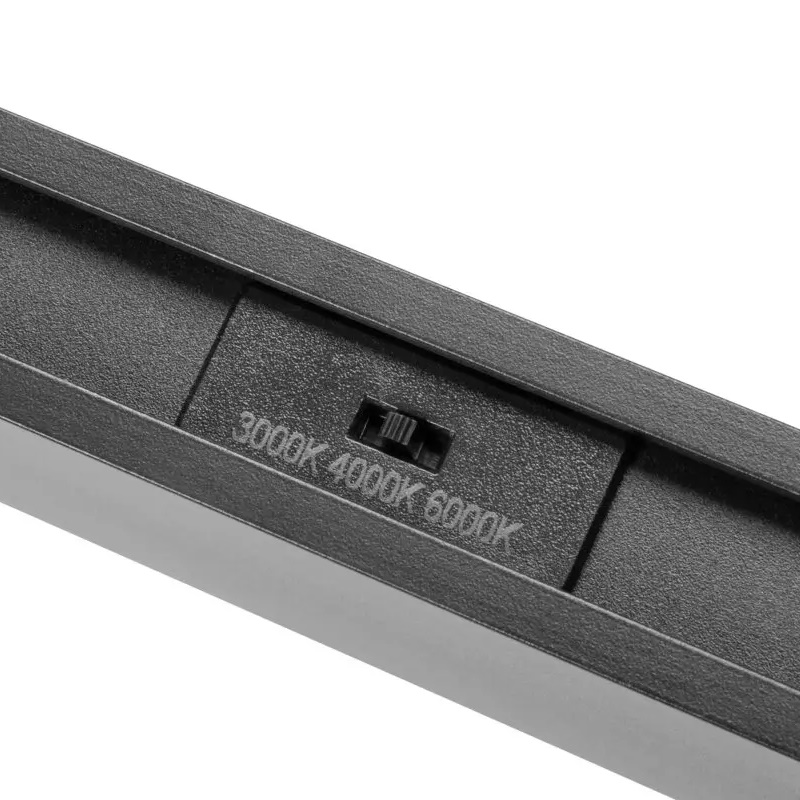 LED Ripp lineaarvalgusti LIVIA 40W, 3000K-4000K-6000K, 4800lm, 100°, 1200mm, must - Image 4